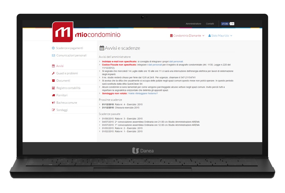 MioCondominio su PC