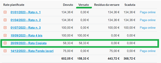 Pagamenti ricorrenti Ts Pay 17